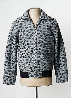 Palton scurt gri OBEY bărbat