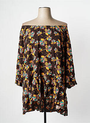 Tunică mâneci scurte negru LA FIANCEE DU MEKONG femeie