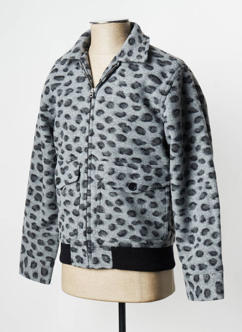 Palton scurt gri OBEY bărbat