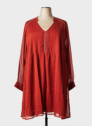 Rochie scurtă mâneci lungi mâneci lungi maro LA FIANCEE DU MEKONG femeie