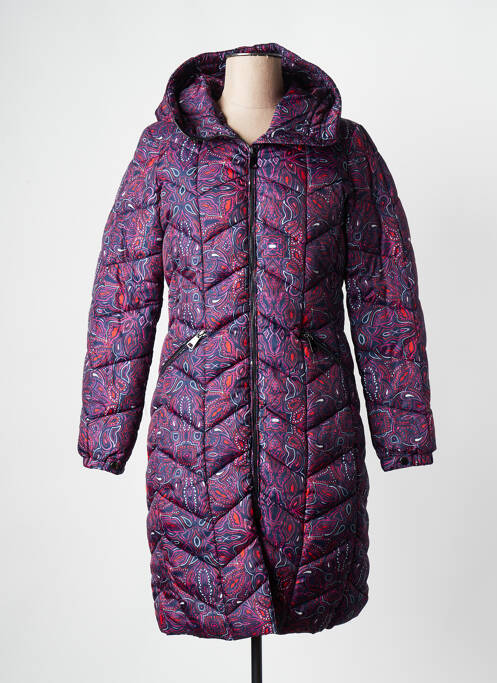 Palton lung violet LA FIANCEE DU MEKONG femme