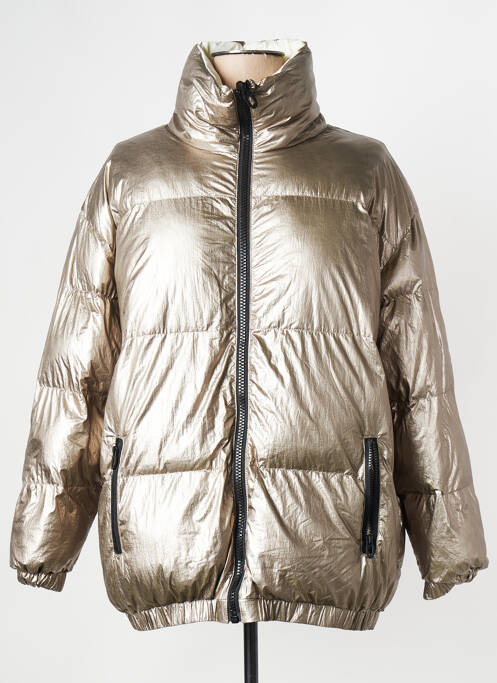 Geacă matlasată auriu DUALIST femeie