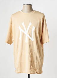 Tricou bej NEW ERA unisex