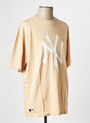 Tricou bej NEW ERA unisex