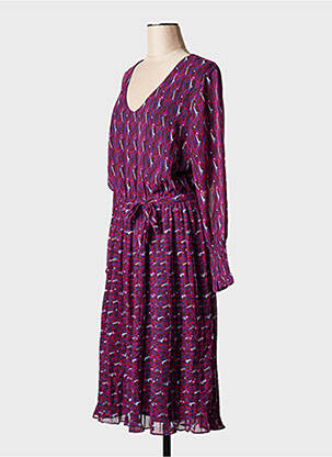 Rochie lungă mâneci lungi mâneci lungi violet LA FIANCEE DU MEKONG femeie