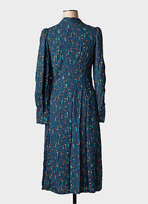 Rochie scurtă mâneci lungi mâneci lungi albastru LA FIANCEE DU MEKONG femeie