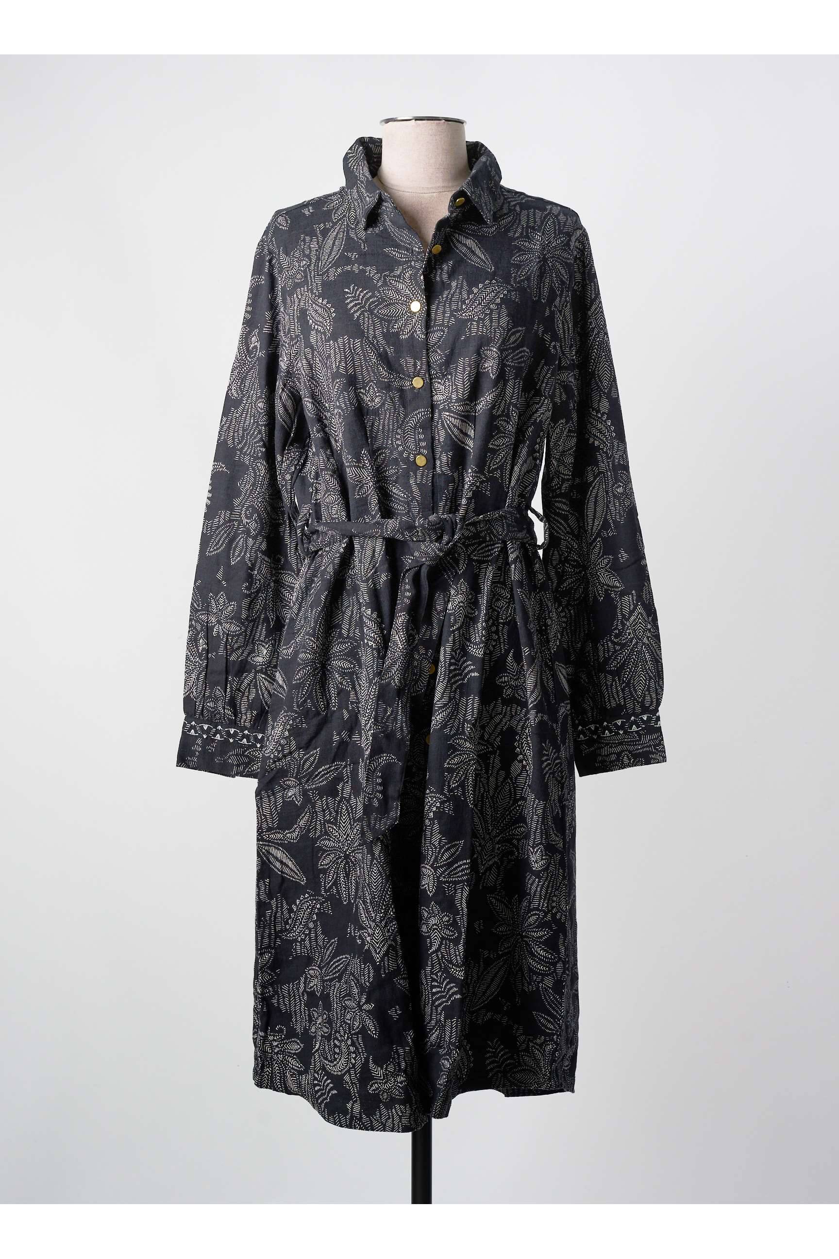 Rochie scurtă mâneci lungi mâneci lungi negru LA FIANCEE DU MEKONG femeie