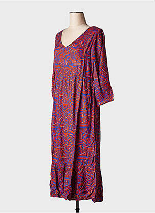 Rochie scurtă mâneci lungi mâneci lungi maro LA FIANCEE DU MEKONG femeie