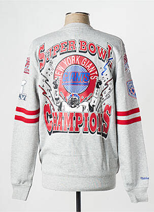 Hanorac gri MITCHELL & NESS bărbat