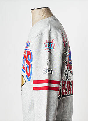 Hanorac gri MITCHELL & NESS bărbat