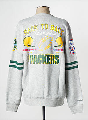 Hanorac gri MITCHELL & NESS bărbat