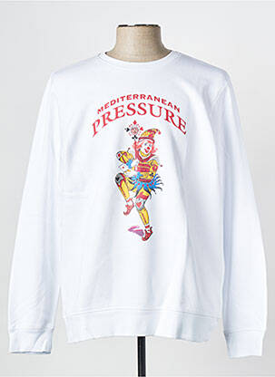 Hanorac alb PRESSURE bărbat