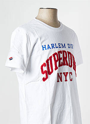 Tricou alb SUPERDRY bărbat