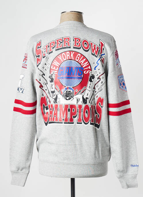 Hanorac gri MITCHELL AND NESS bărbat