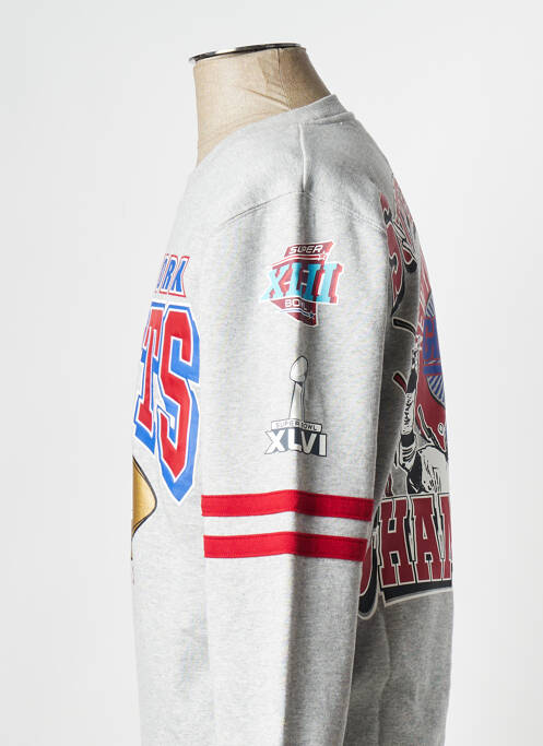 Hanorac gri MITCHELL AND NESS bărbat