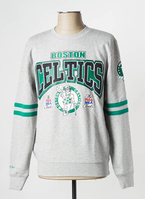 Hanorac gri MITCHELL AND NESS bărbat