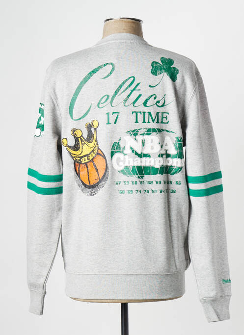 Hanorac gri MITCHELL AND NESS bărbat