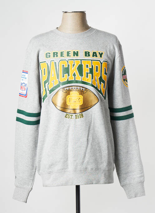 Hanorac gri MITCHELL AND NESS bărbat