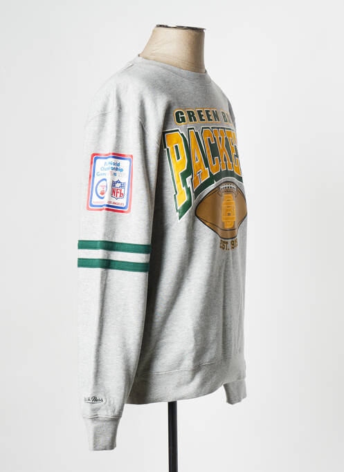 Hanorac gri MITCHELL AND NESS bărbat