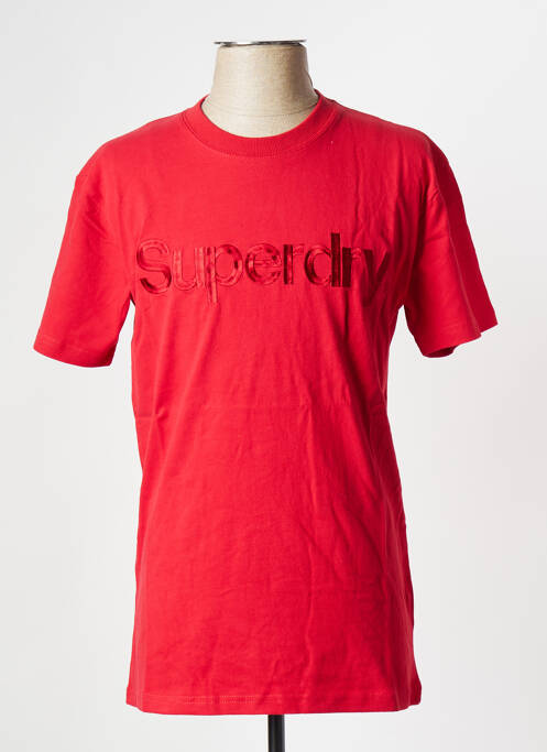Tricou roșu SUPERDRY bărbat