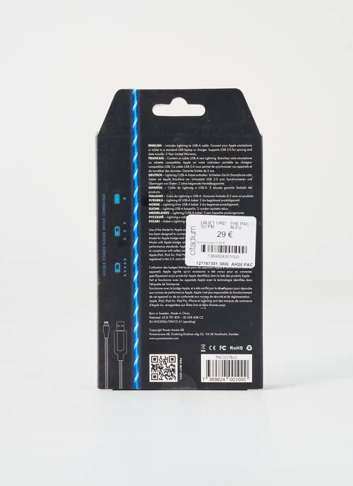 Accesoriu divers albastru THE PAC unisex