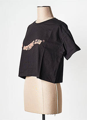 Tricou negru ON VACATION femeie