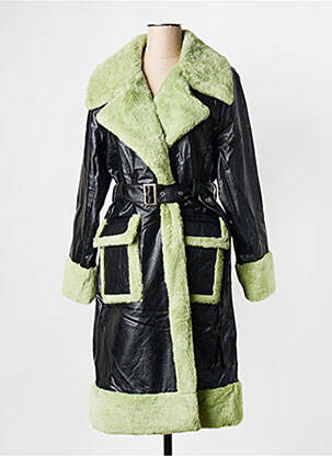 Palton lung negru RAGGED PRIEST femeie