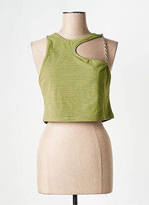 Top verde THE RAGGED PRIEST femeie