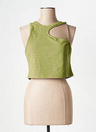 Top verde RAGGED PRIEST femme
