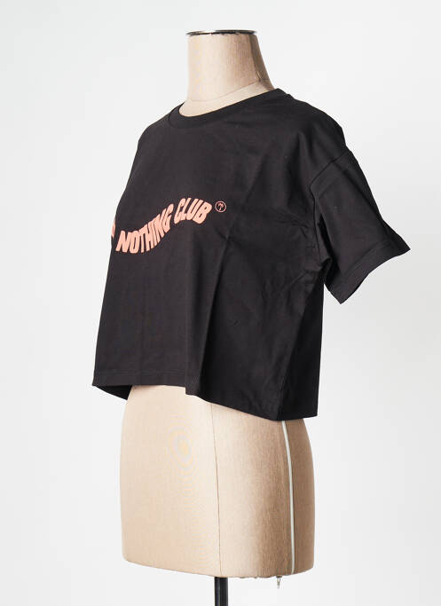 Tricou negru ON VACATION femeie