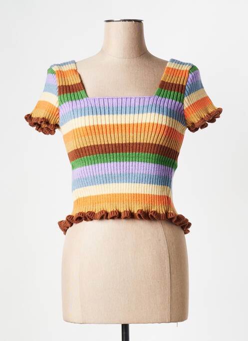 Top portocaliu RAGGED PRIEST femeie