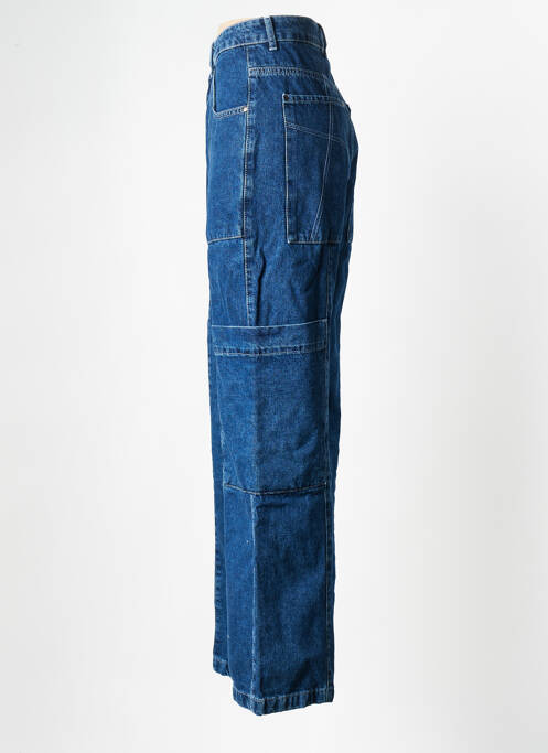 Blugi cu croială dreaptă albastru RAGGED PRIEST femeie