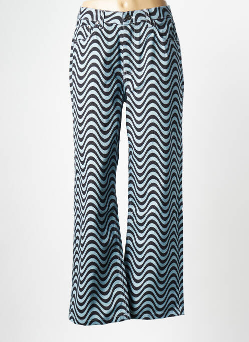 Blugi cu croială dreaptă albastru RAGGED PRIEST femeie