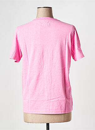 Tricou roz SUPERDRY femeie