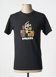 Tricou negru GOUACHE homme