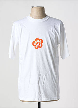 Tricou alb GOUACHE bărbat