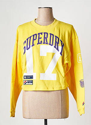 Hanorac galben SUPERDRY femeie