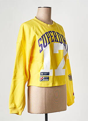 Hanorac galben SUPERDRY femeie