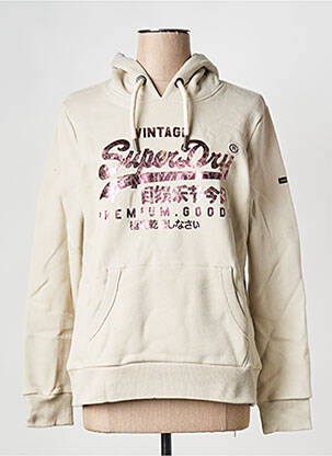 Hanorac bej SUPERDRY femeie