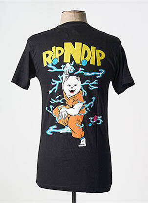 Tricou negru RIPNDIP bărbat