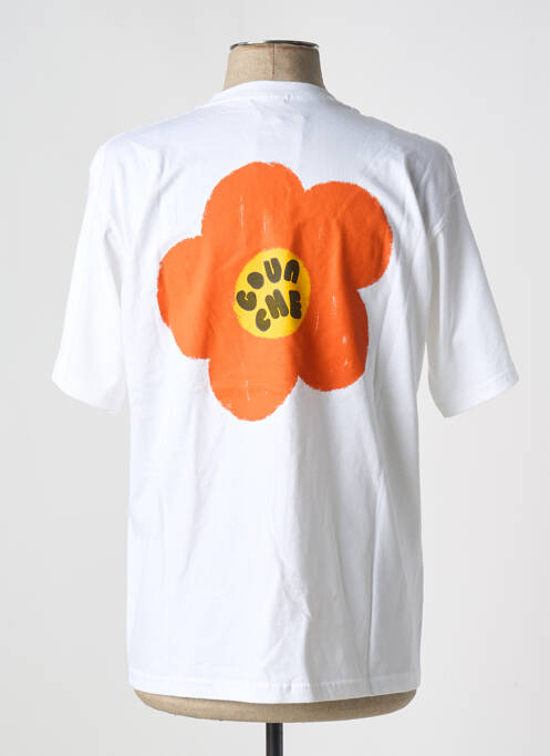 Tricou alb GOUACHE bărbat