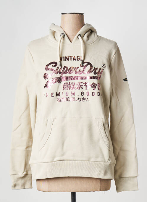 Hanorac bej SUPERDRY femeie