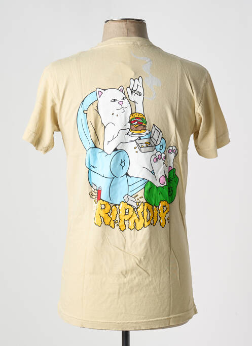 Tricou bej RIPNDIP bărbat