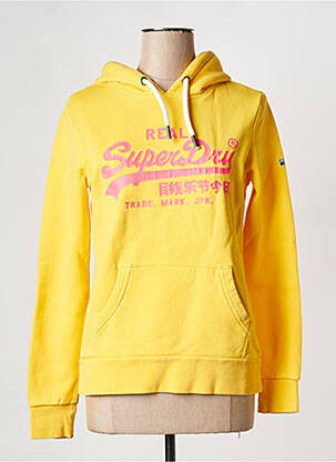 Hanorac galben SUPERDRY femeie