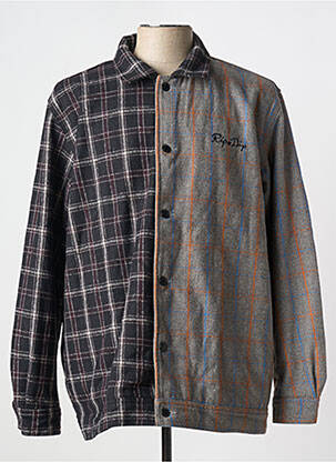 Cămașă cu mâneci lungi gri RIPNDIP bărbat