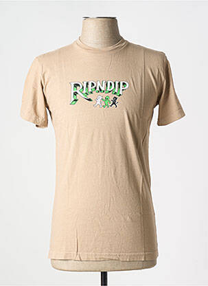 Tricou bej RIPNDIP bărbat