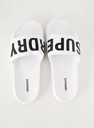 Sandale/pantofi decupați alb SUPERDRY femme