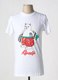 Tricou alb RIPNDIP homme