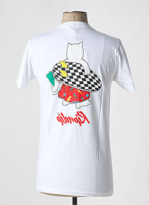 Tricou alb RIPNDIP bărbat