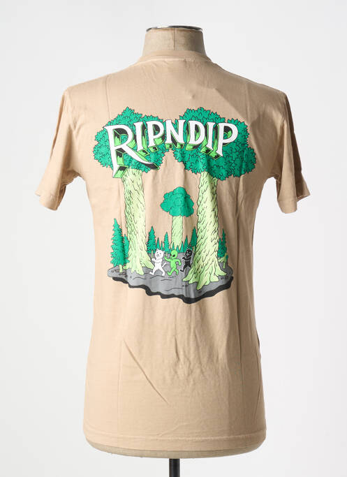 Tricou bej RIPNDIP bărbat